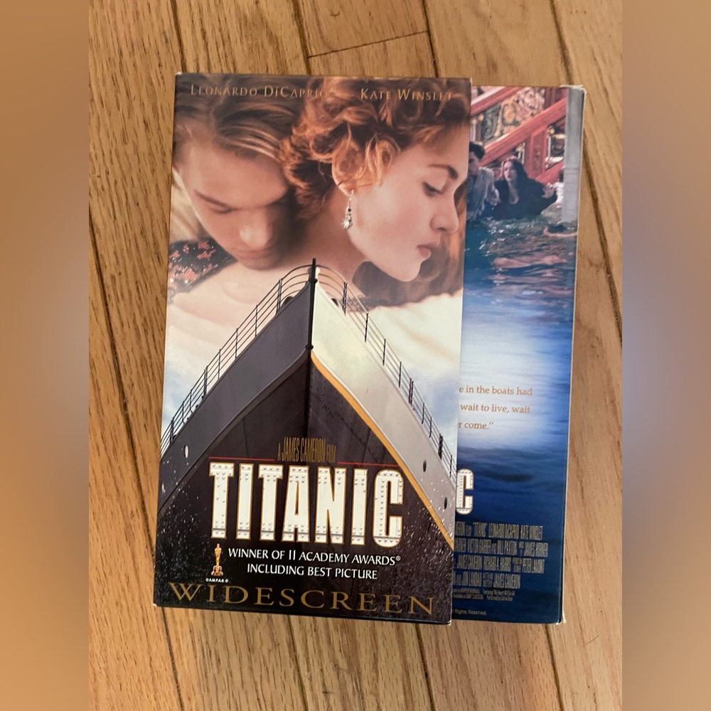 New Titanic VHS Set